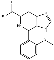 4-(2-methoxyphenyl)-3H,4H,5H,6H,7H-imidazo[4,5-c]pyridine-6-carboxylic acid Struktur