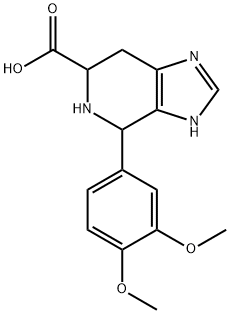 4-(3,4-dimethoxyphenyl)-3H,4H,5H,6H,7H-imidazo[4,5-c]pyridine-6-carboxylic acid Struktur