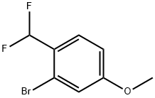 3-bromo-4-(difluoromethyl)anisole Struktur