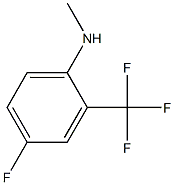 4-fluoro-N-methyl-2-(trifluoromethyl)aniline Struktur