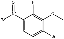 1-溴-3-氟-2-甲氧基-4-硝基苯, 1224629-07-5, 結(jié)構(gòu)式