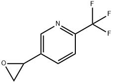 5-(oxiran-2-yl)-2-(trifluoromethyl)pyridine Struktur