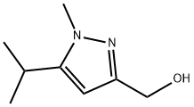 (5-Isopropyl-1-methyl-1H-pyrazol-3-yl)-methanol Struktur