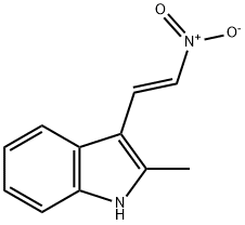 2-Methyl-3-(2-nitro-vinyl)-1H-indole Struktur