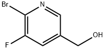 (6-Bromo-5-fluoro-pyridin-3-yl)-methanol Struktur