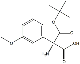 Boc-(S)-2-amino-2-(3-methoxyphenyl)acetic acid Struktur