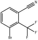 3-Bromo-2-(trifluoromethyl)benzonitrile Struktur