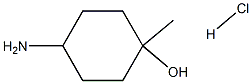 4-Amino-1-methylcyclohexanol hydrochloride Struktur