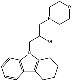 1-Morpholin-4-yl-3-(1,2,3,4-tetrahydro-carbazol-9-yl)-propan-2-ol Struktur