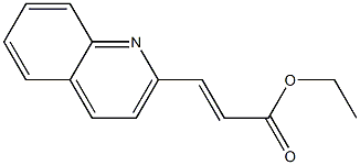 2-Propenoic acid, 3-(2-quinolinyl)-, ethyl ester, (E)-