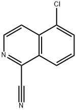 5-CHLOROISOQUINOLINE-1-CARBONITRILE Struktur