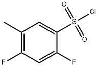 2,4-Difluoro-5-methylbenzenesulfonyl chloride Struktur