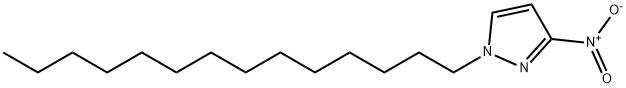 3-nitro-1-tetradecyl-1H-pyrazole Struktur