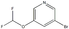 3-bromo-5-(difluoromethoxy)pyridine Struktur