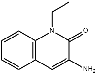 3-Amino-1-ethyl-1H-quinolin-2-one Struktur