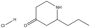 2-propylpiperidin-4-one:hydrochloride Struktur