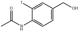 N-(4-(Hydroxymethyl)-2-iodophenyl)acetamide Struktur