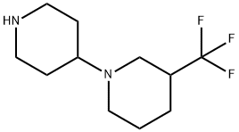 3-(trifluoromethyl)-1,4-bipiperidine Struktur