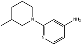 2-(3-methylpiperidin-1-yl)pyridin-4-amine Struktur