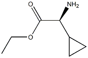 RS-2-Cyclopropylglycine ethyl ester Struktur