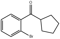 (2-BROMOPHENYL)(CYCLOPENTYL)METHANONE Struktur