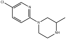 1-(5-chloropyridin-2-yl)-3-methylpiperazine Struktur