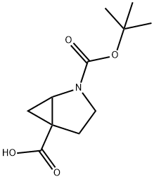 2-(TERT-BUTOXYCARBONYL)-2-AZABICYCLO[3.1.0]HEXANE-5-CARBOXYLIC ACID Struktur