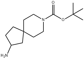 tert-butyl 2-amino-8-azaspiro[4.5]decane-8-carboxylate Struktur