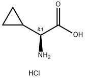 S-2-Cyclopropylglycine hydrochloride Struktur