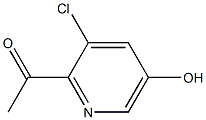 1-(3-Chloro-5-hydroxypyridin-2-yl)ethanone Structure