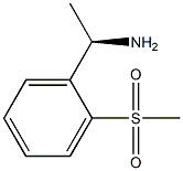 (1R)-1-(2-methanesulfonylphenyl)ethan-1-amine Struktur