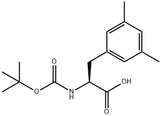 Boc-3,5-Dimethy-DL-Phenylalanine Struktur