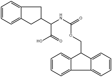 N-Fmoc-RS-(2-Indanyl)glycine Struktur