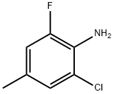 2-chloro-6-fluoro-4-methylaniline Struktur