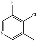 4-Chloro-3-fluoro-5-methylpyridine HCL Struktur