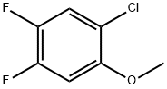 1-Chloro-4,5-difluoro-2-methoxy-benzene Struktur