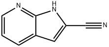 1H-pyrrolo[2,3-b]pyridine-2-carbonitrile Struktur