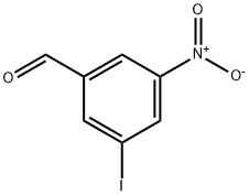 3-IODO-5-NITROBENZALDEHYDE Struktur