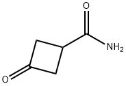 3-Oxo-cyclobutanecarboxylic acid amide Struktur