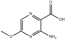 3-AMINO-5-METHOXYPYRAZINE-2-CARBOXYLIC ACID Struktur