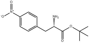 DL-4-nitro- Phenylalanine, 1,1-dimethylethyl ester Struktur