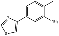 2-methyl-5-(1,3-thiazol-4-yl)aniline Struktur