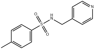 4-methyl-N-(pyridin-4-ylmethyl)benzenesulfonamide Struktur