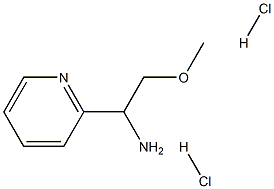 [2-methoxy-1-(2-pyridinyl)ethyl]amine dihydrochloride Struktur