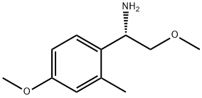 (1S)-2-METHOXY-1-(4-METHOXY-2-METHYLPHENYL)ETHYLAMINE Struktur