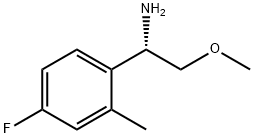 (1S)-1-(4-FLUORO-2-METHYLPHENYL)-2-METHOXYETHYLAMINE Struktur