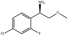 (1R)-1-(4-CHLORO-2-FLUOROPHENYL)-2-METHOXYETHYLAMINE Struktur