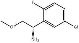 (1S)-1-(5-CHLORO-2-FLUOROPHENYL)-2-METHOXYETHYLAMINE Struktur