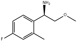 (1R)-1-(4-FLUORO-2-METHYLPHENYL)-2-METHOXYETHYLAMINE Struktur