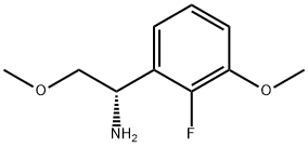 (1S)-1-(2-FLUORO-3-METHOXYPHENYL)-2-METHOXYETHYLAMINE Struktur